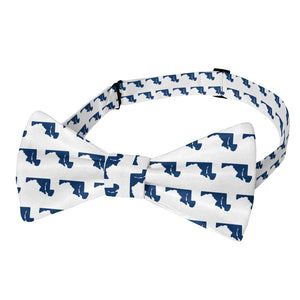 Maryland State Outline Bow Tie - Adult Pre-Tied 12-22" -  - Knotty Tie Co.
