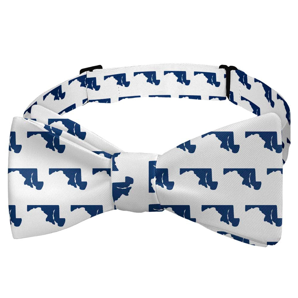 Maryland State Outline Bow Tie - Self Tie Bow Tie - Knotty Tie Co.