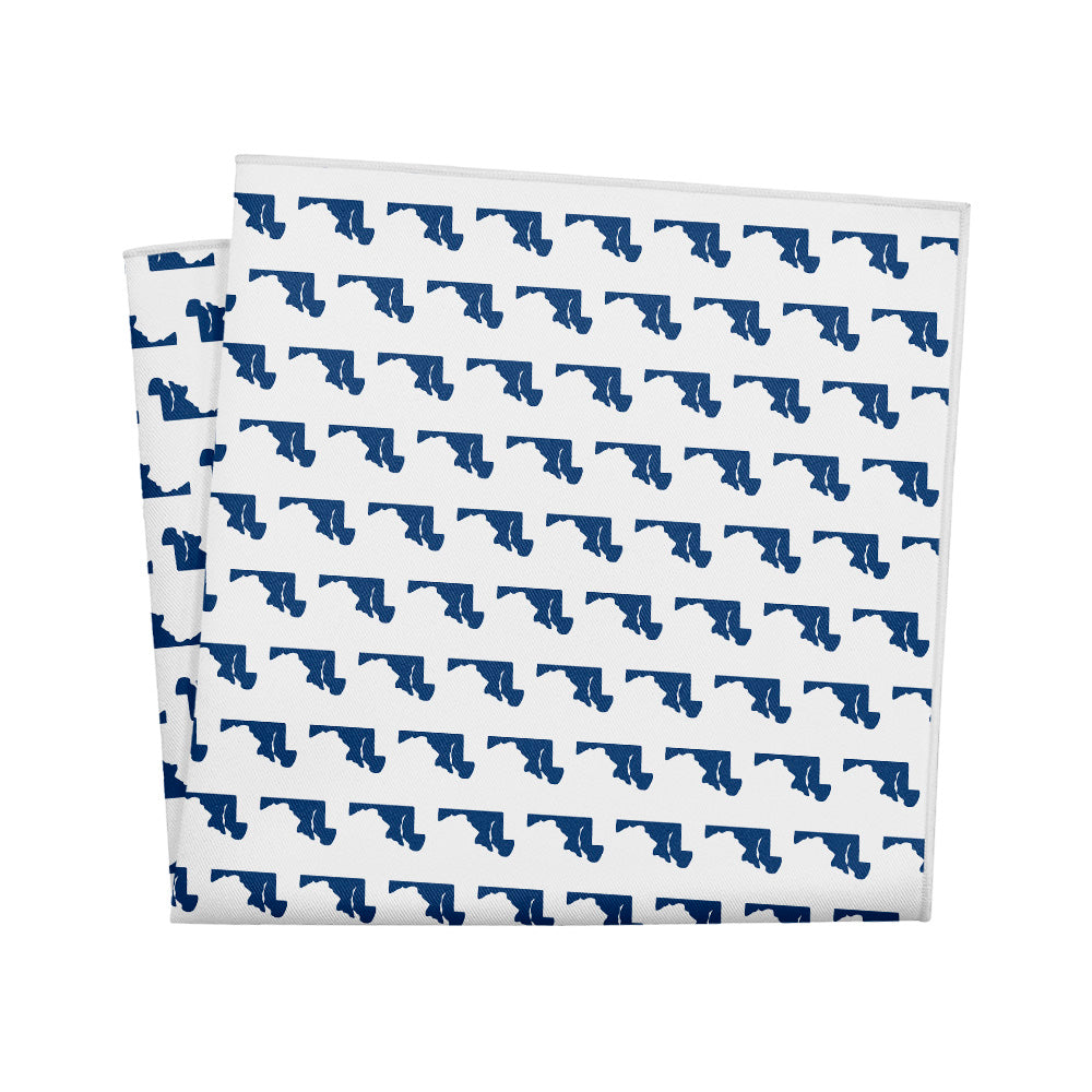 Maryland State Outline Pocket Square - 12" Square - Knotty Tie Co.