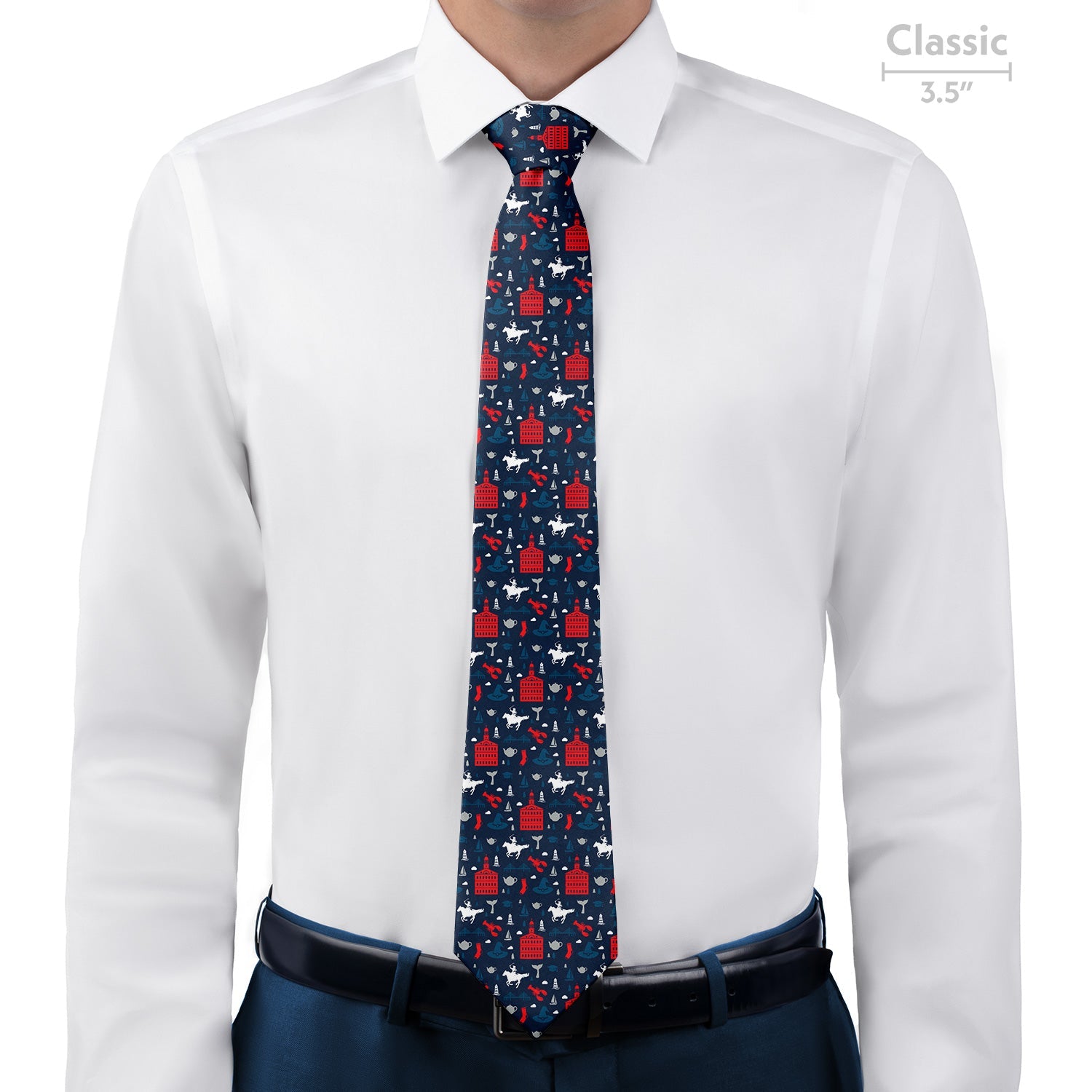 Massachusetts State Heritage Necktie - Classic - Knotty Tie Co.