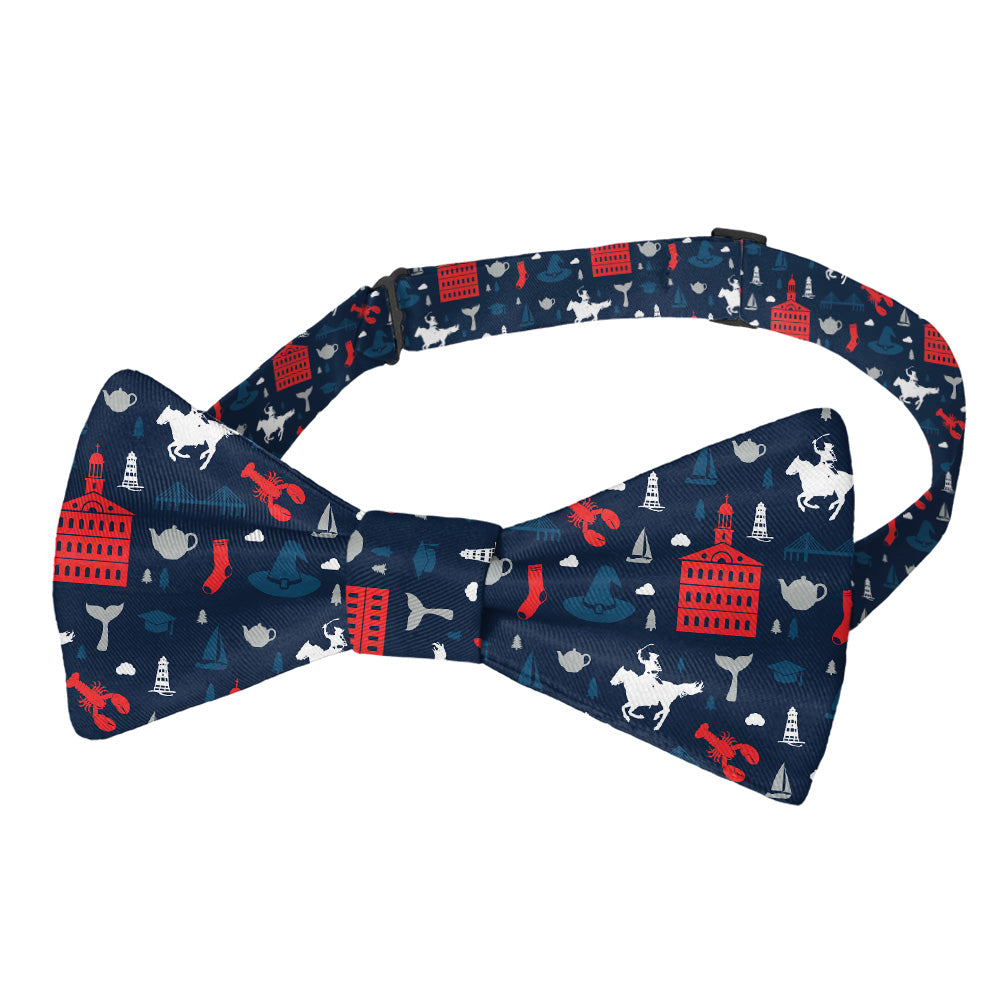Massachusetts State Heritage Bow Tie - Pre-Tied Bow Tie - Knotty Tie Co.