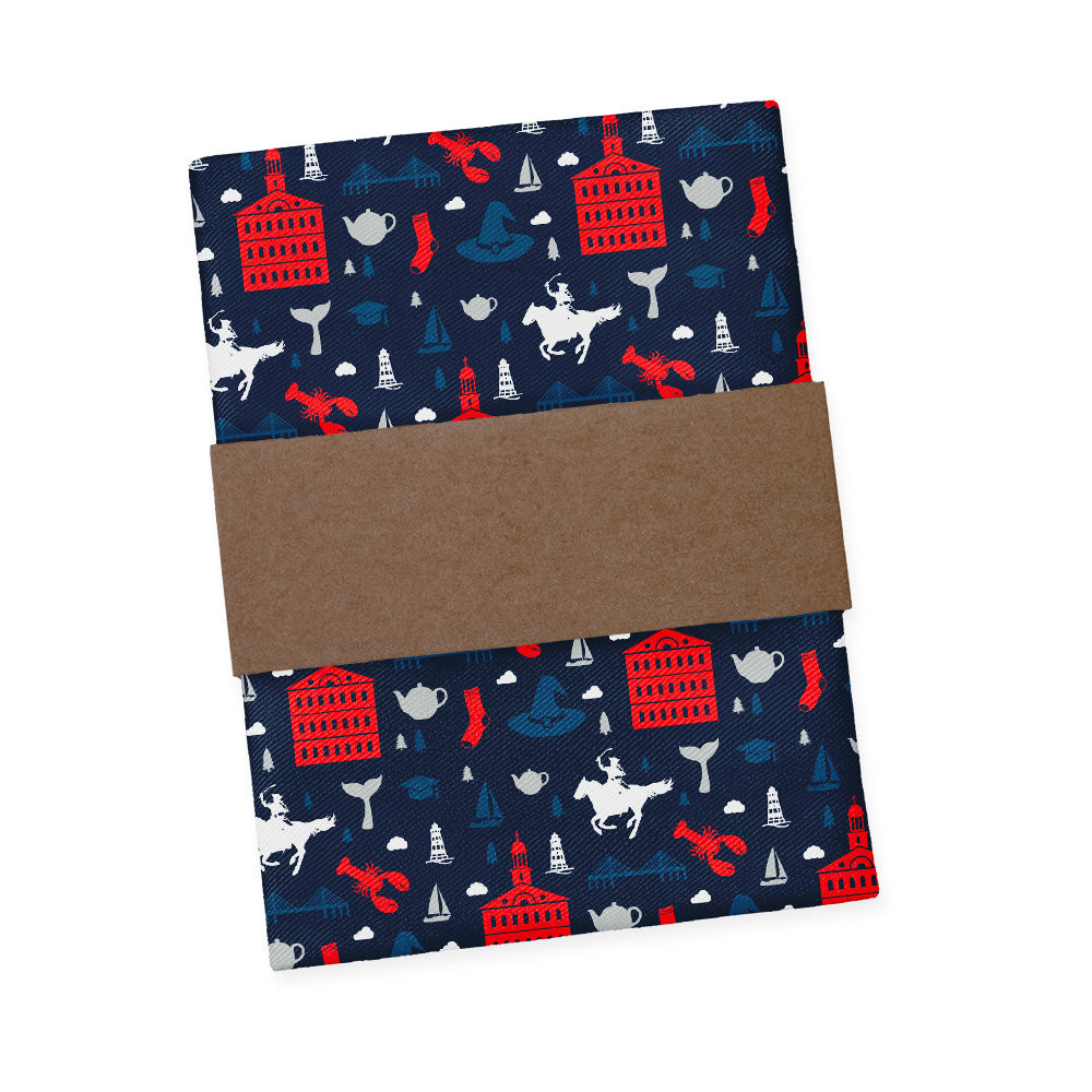 Massachusetts State Heritage Pocket Square - Packaging - Knotty Tie Co.