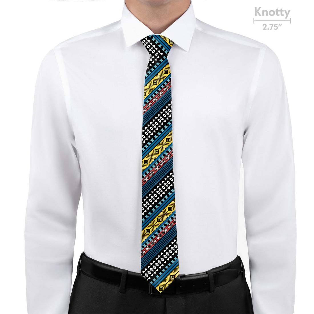 Mawmbe Geo Necktie - Knotty - Knotty Tie Co.