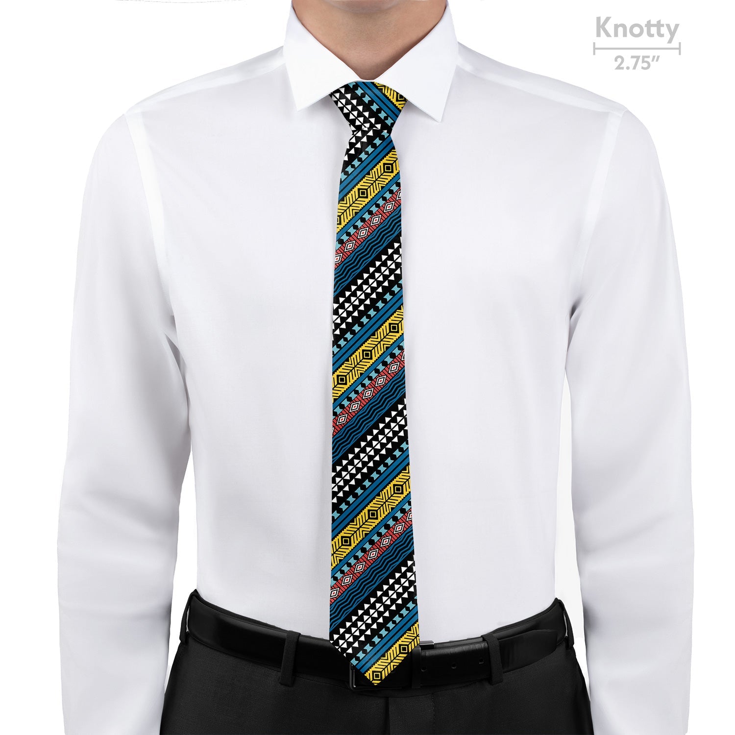 Mawmbe Geo Necktie - Knotty - Knotty Tie Co.