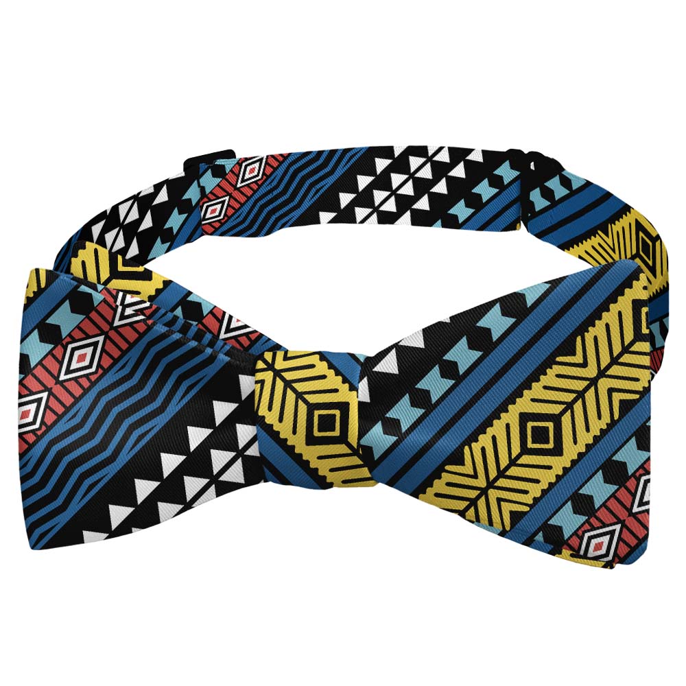 Mawmbe Geo Bow Tie - Self Tie Bow Tie - Knotty Tie Co.