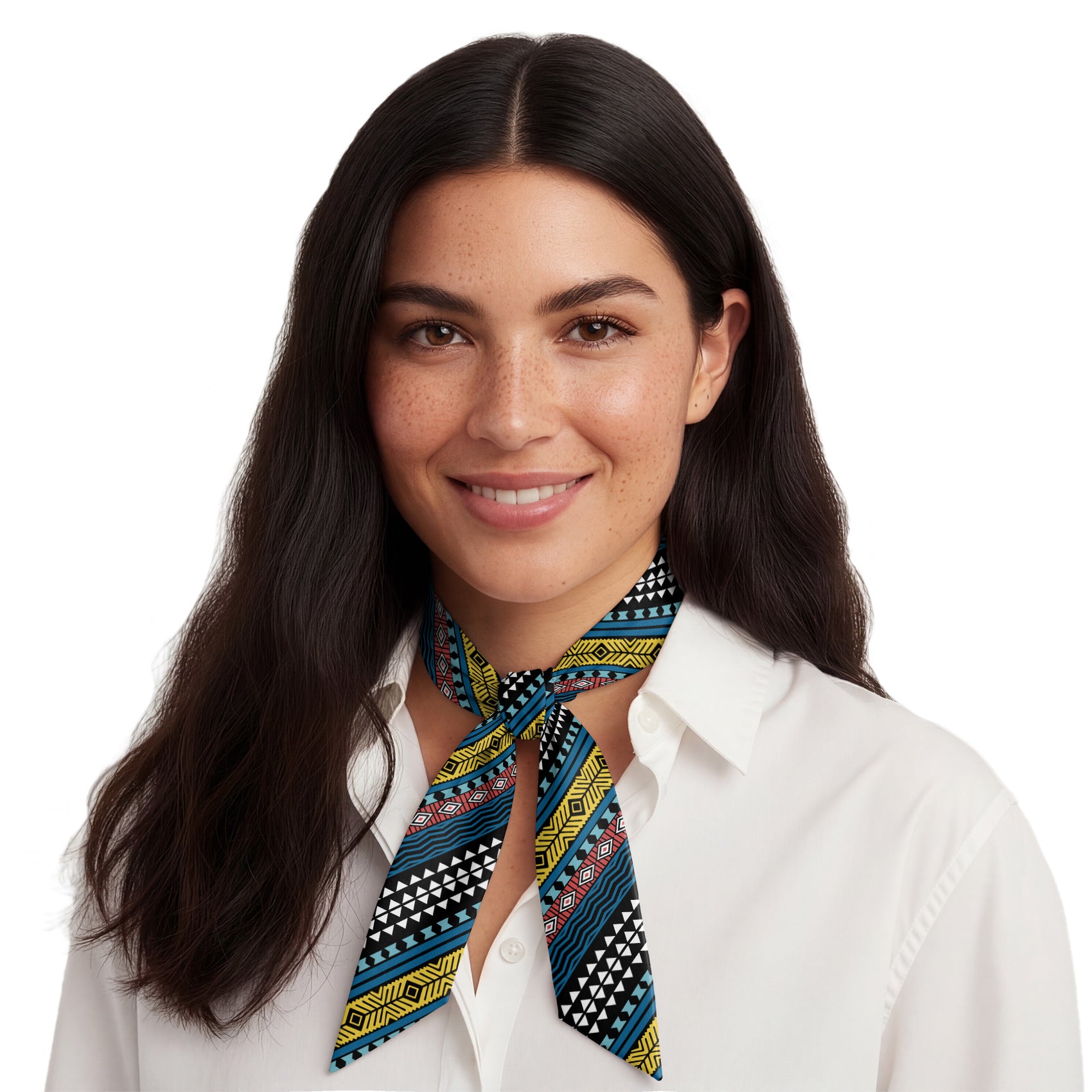 Mawmbe Geo Hair Scarf - Neck Scarves - Knotty Tie Co.