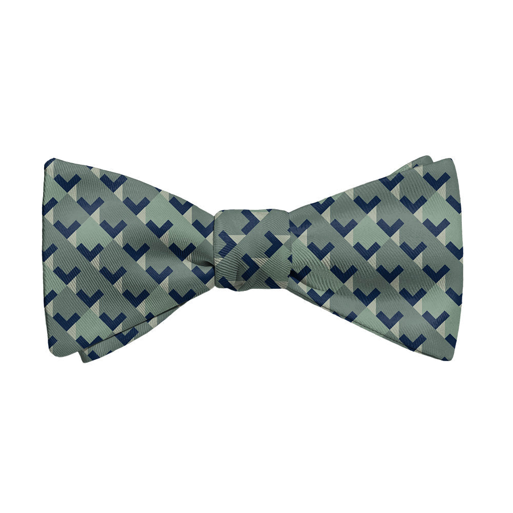 Maze Geo Bow Tie - Adult Standard Self-Tie 14-18" -  - Knotty Tie Co.