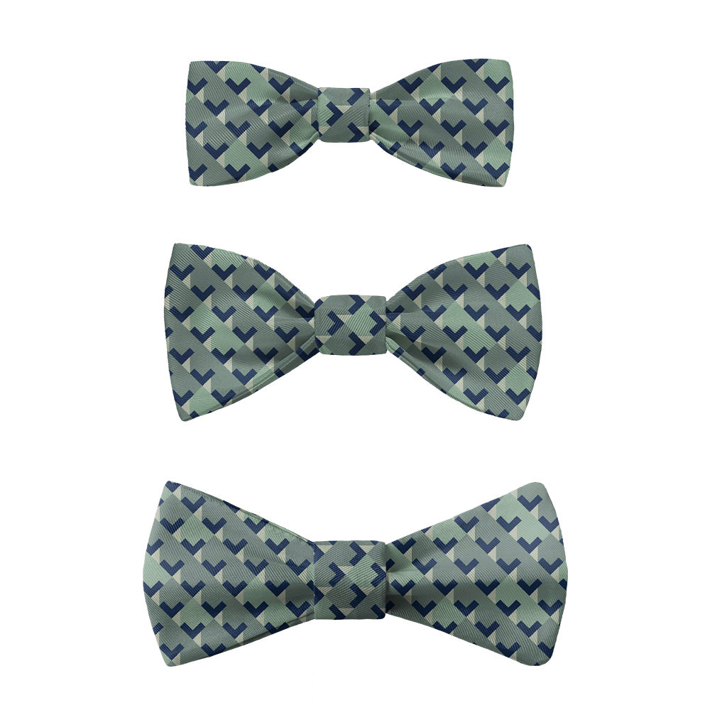 Maze Geo Bow Tie -  -  - Knotty Tie Co.