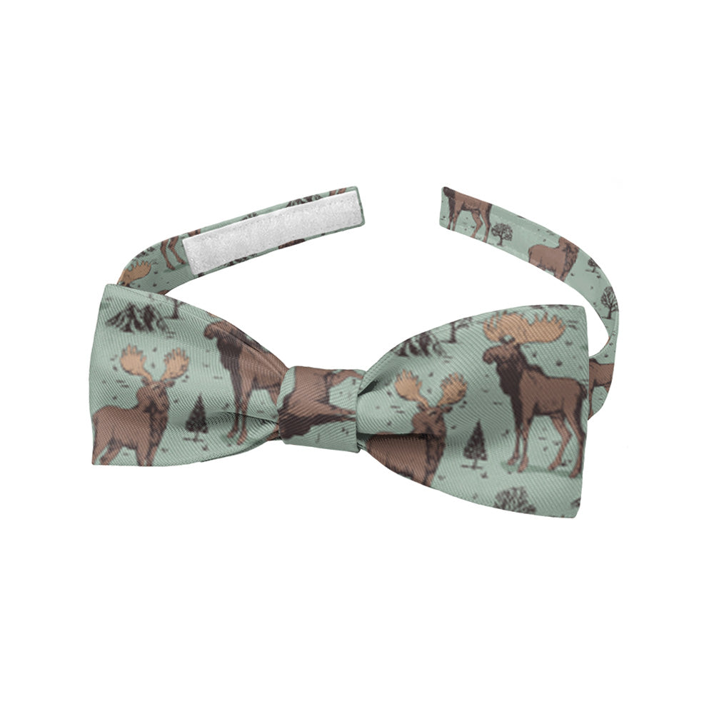 Meadow Moose Bow Tie - Baby Bow Tie - Knotty Tie Co.