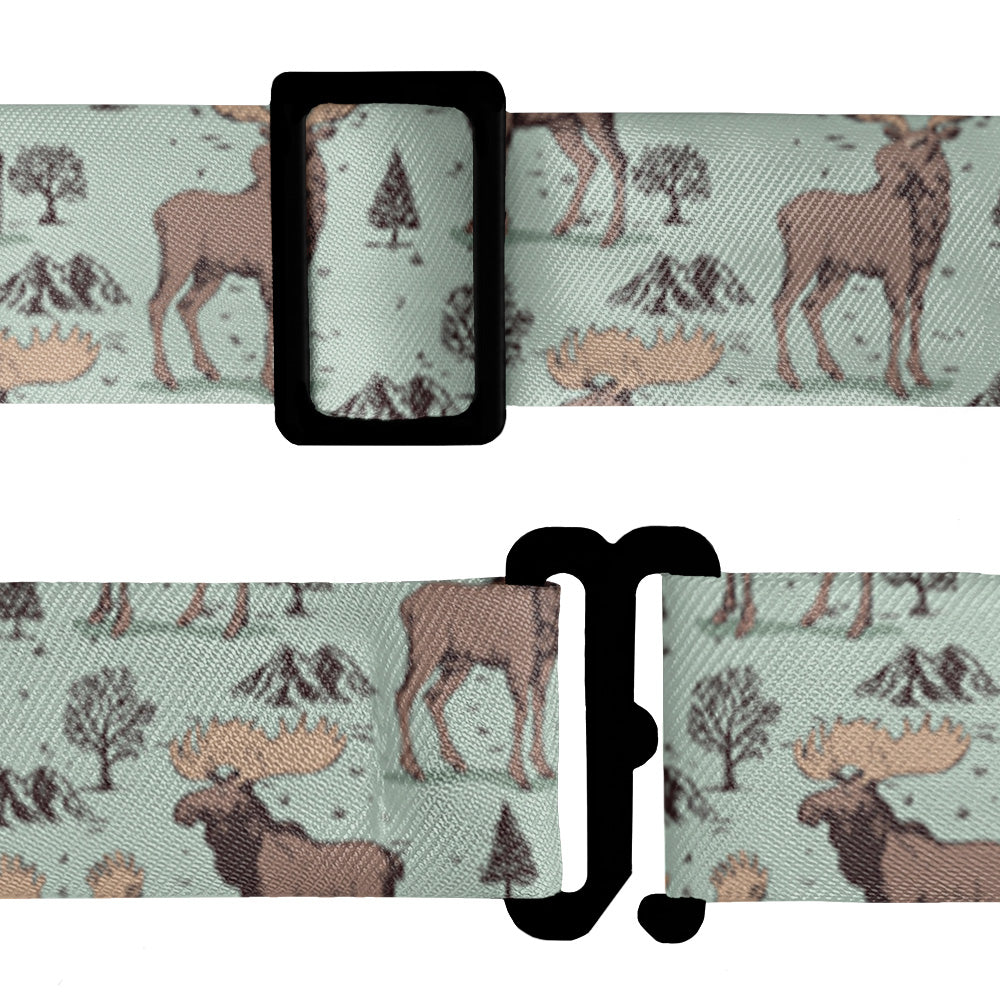 Meadow Moose Bow Tie - Bow Tie Hardware - Knotty Tie Co.