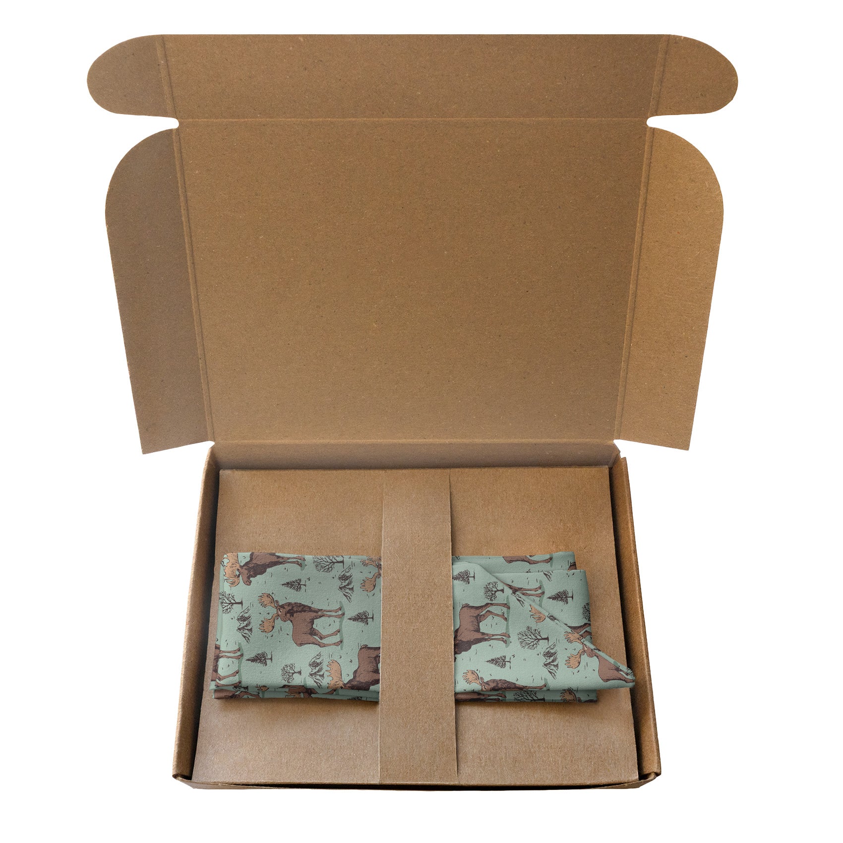 Meadow Moose Hair Scarf - Packaging - Knotty Tie Co.