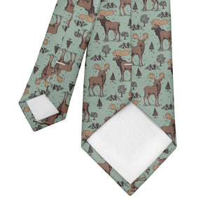 Meadow Moose Necktie - Tipping - Knotty Tie Co.