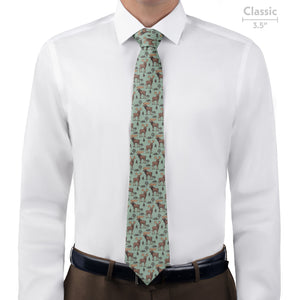 Meadow Moose Necktie - Classic  - Knotty Tie Co.