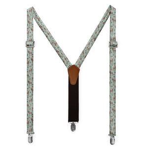 Meadow Moose Suspenders - Full Front View - Knotty Tie Co.