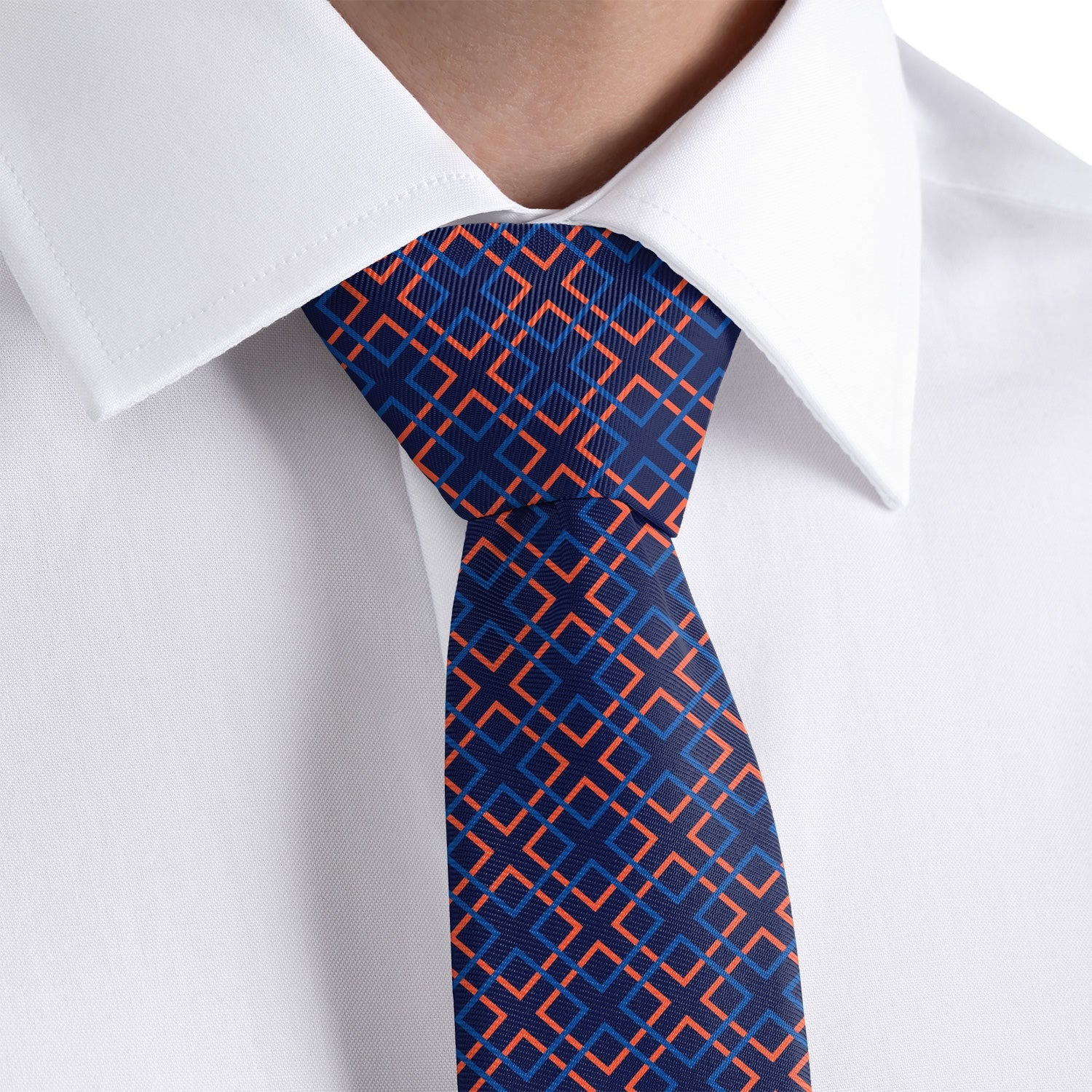 Mesa Geometric Necktie - Dress Shirt - Knotty Tie Co.