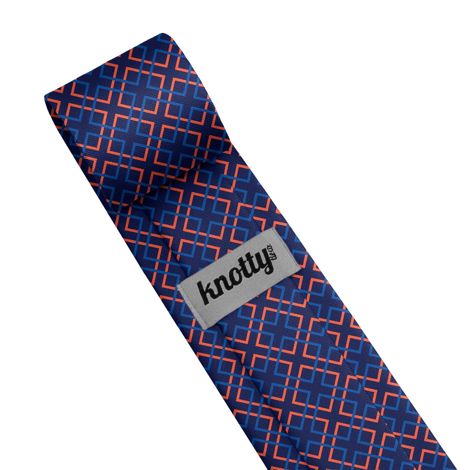 Mesa Geometric Necktie - Tag - Knotty Tie Co.