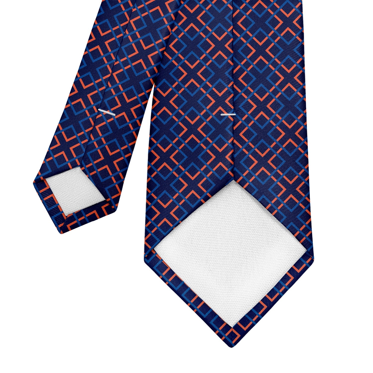 Mesa Geometric Necktie - Tipping - Knotty Tie Co.