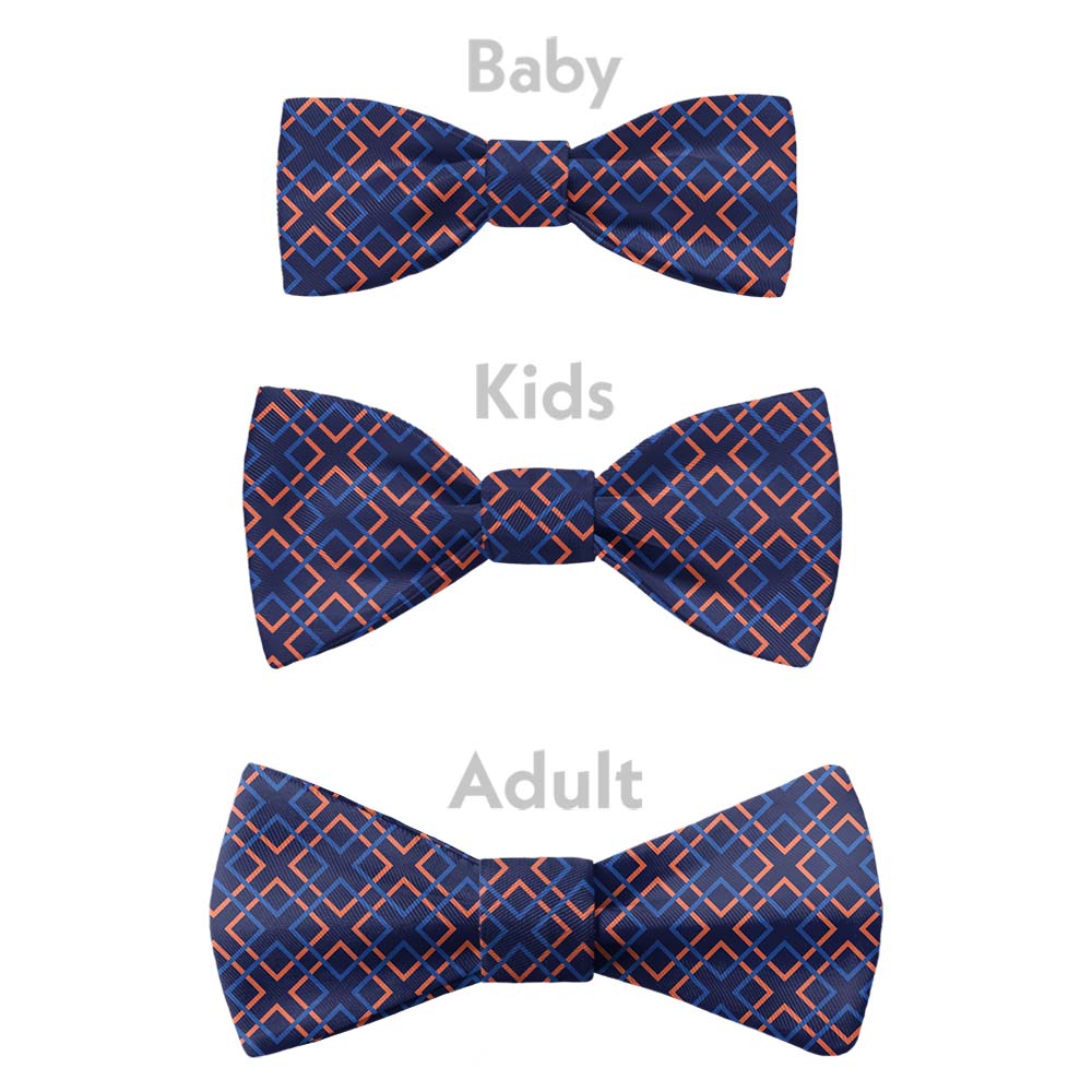 Mesa Geometric Bow Tie - Bow Sizes - Knotty Tie Co.