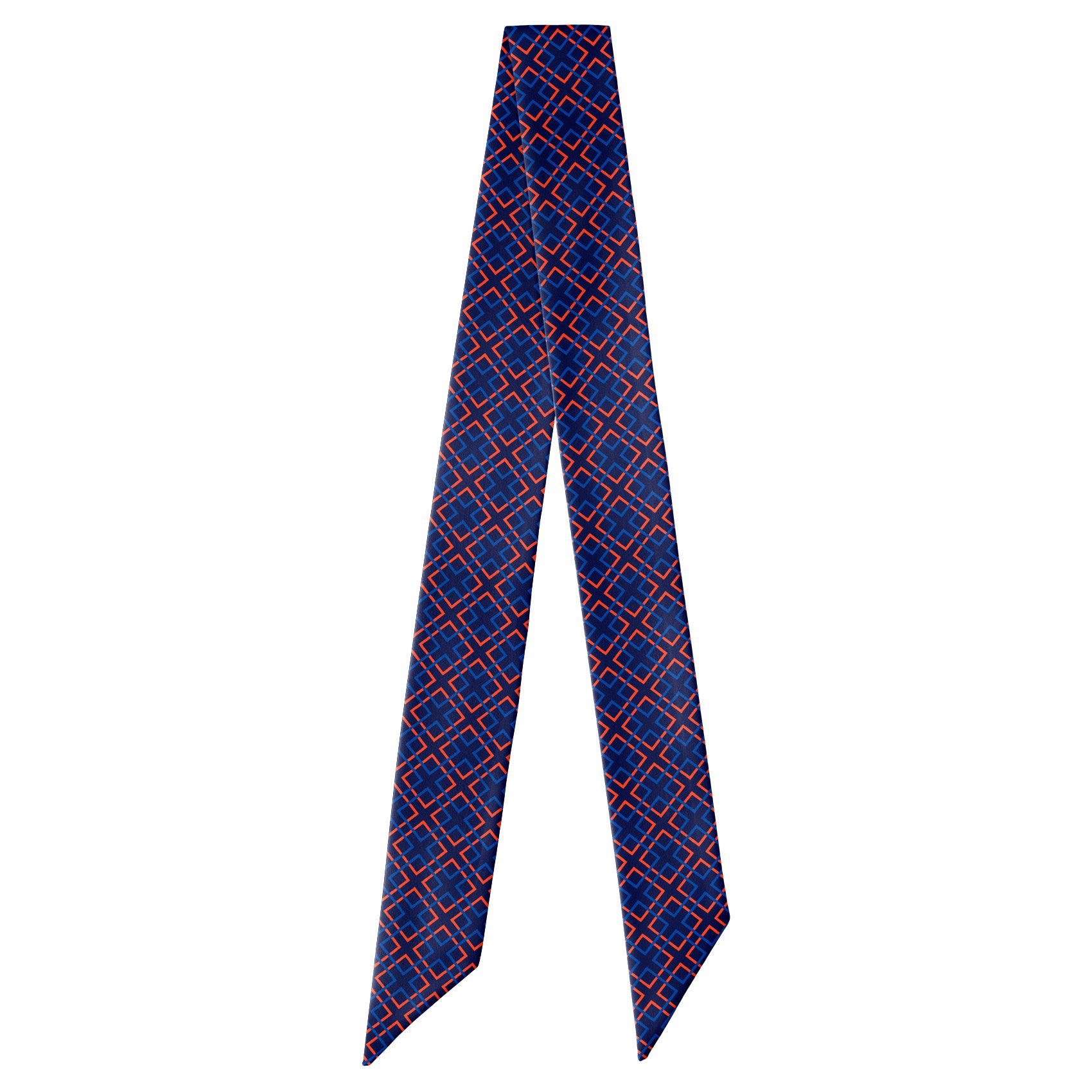 Mesa Geometric Hair Scarf - Full View of Hair Scarf - Knotty Tie Co.
