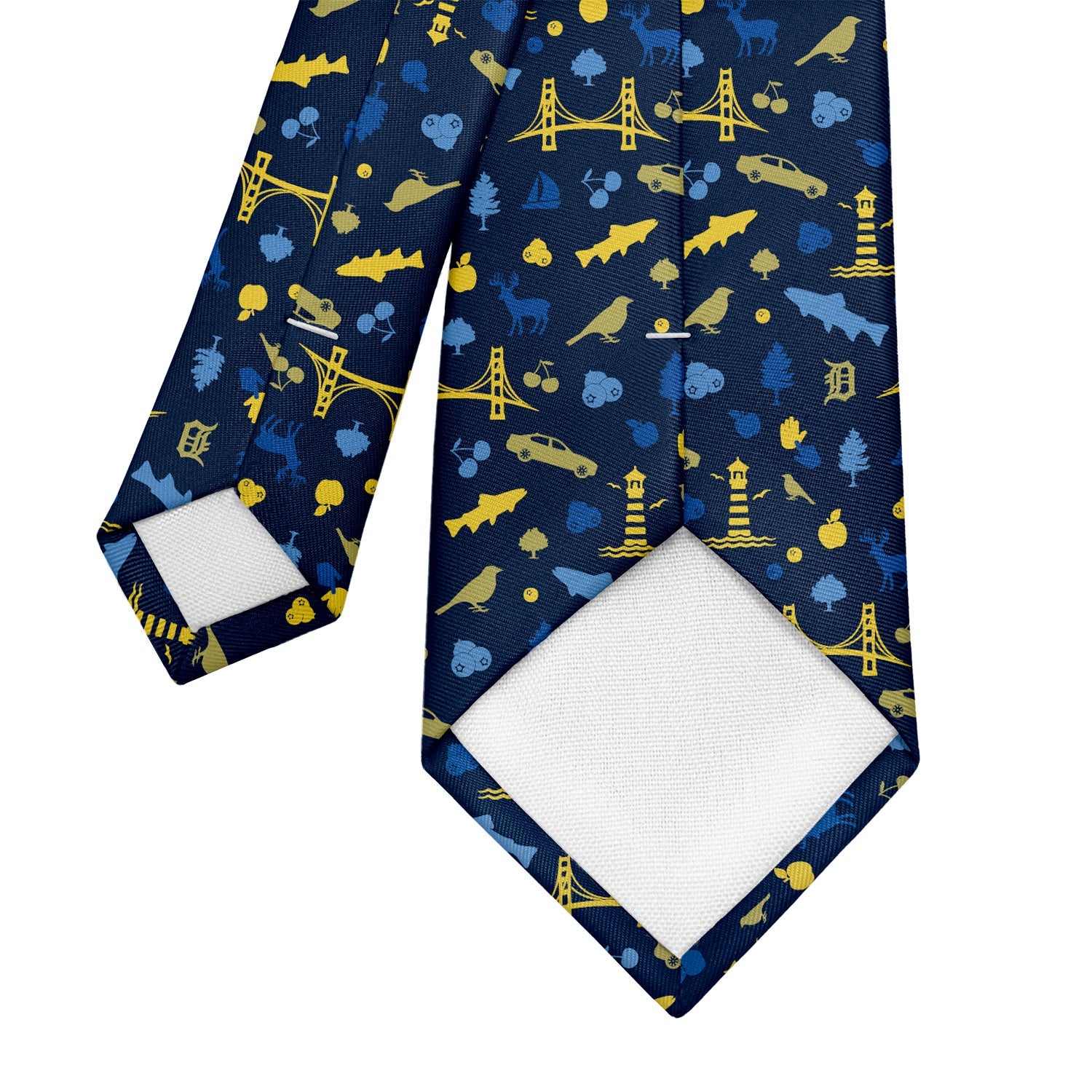 Michigan State Heritage Necktie - Tipping - Knotty Tie Co.