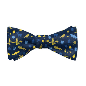 Michigan State Heritage Bow Tie - Adult Standard Self-Tie 14-18" -  - Knotty Tie Co.