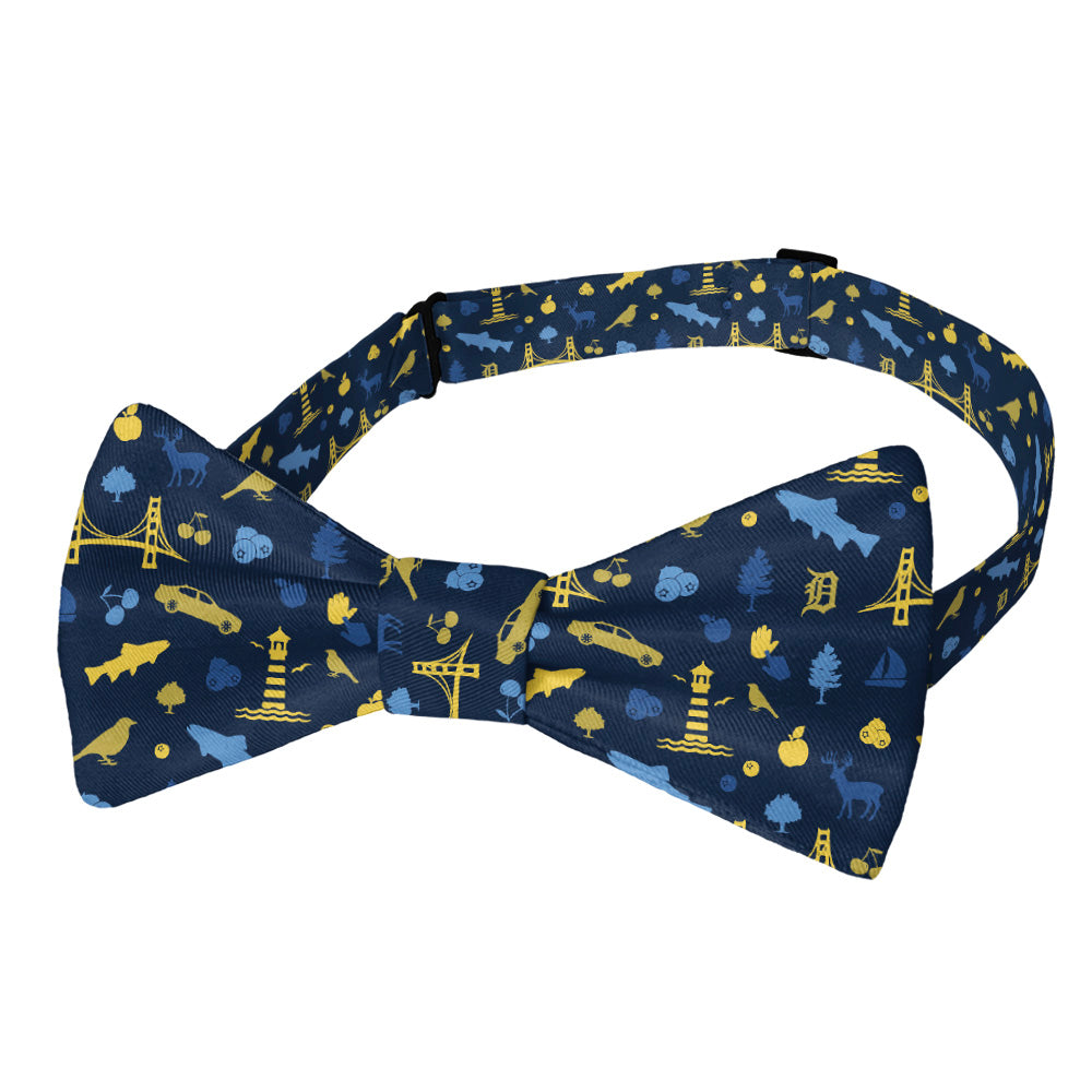 Michigan State Heritage Bow Tie - Adult Pre-Tied 12-22" -  - Knotty Tie Co.