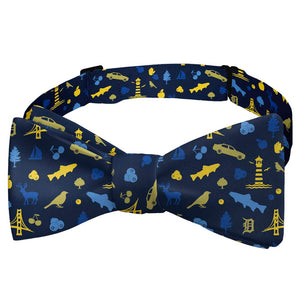 Michigan State Heritage Bow Tie - Self Tie Bow Tie - Knotty Tie Co.