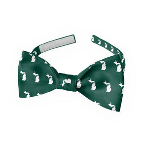 Michigan State Outline Bow Tie - Kids Pre-Tied 9.5-12.5" -  - Knotty Tie Co.