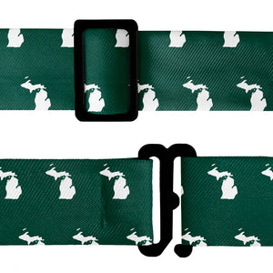 Michigan State Outline Bow Tie -  -  - Knotty Tie Co.