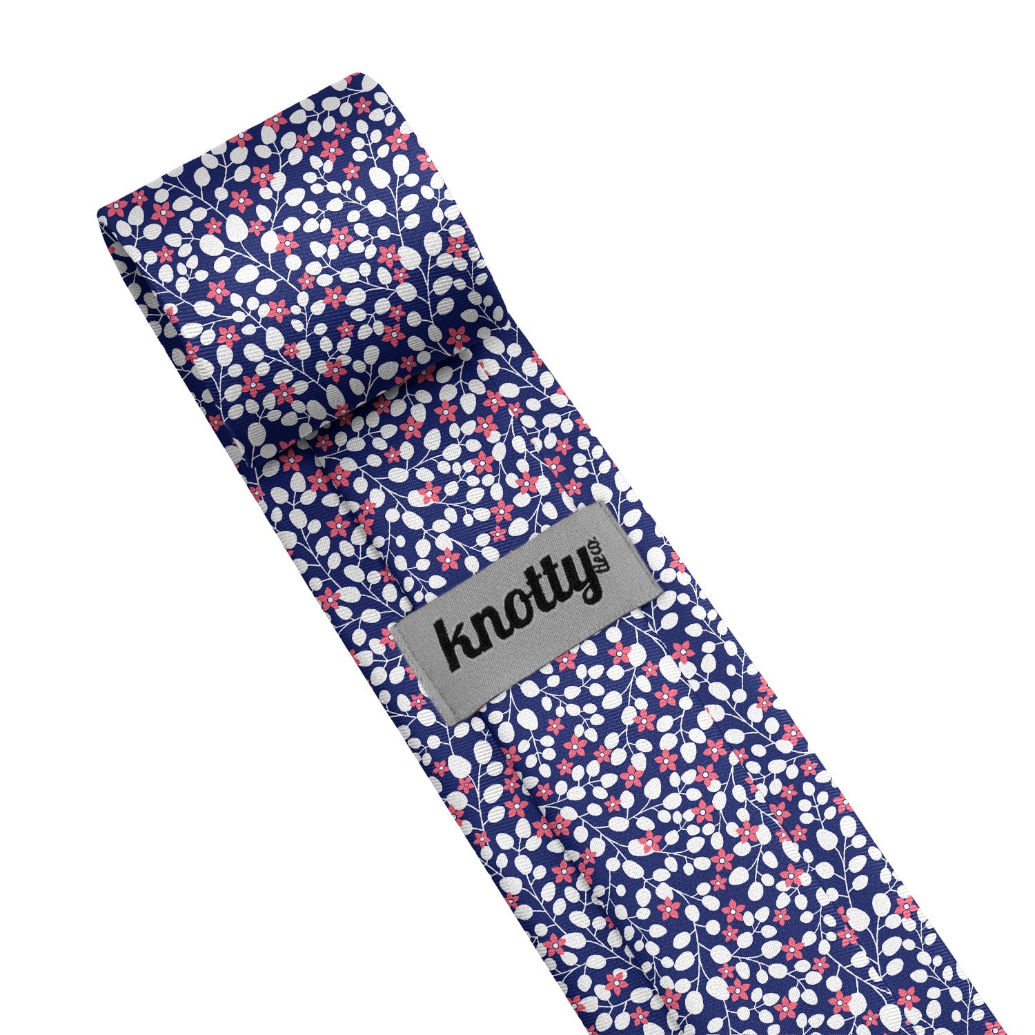 Micro Floral Necktie - Tag - Knotty Tie Co.