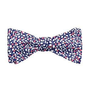 Micro Floral Bow Tie - Adult Standard Self-Tie 14-18" -  - Knotty Tie Co.