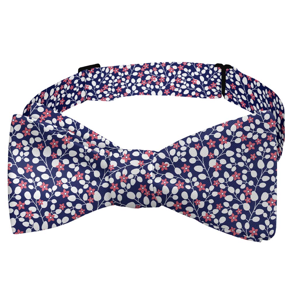 Micro Floral Bow Tie - Self Tie Bow Tie - Knotty Tie Co.