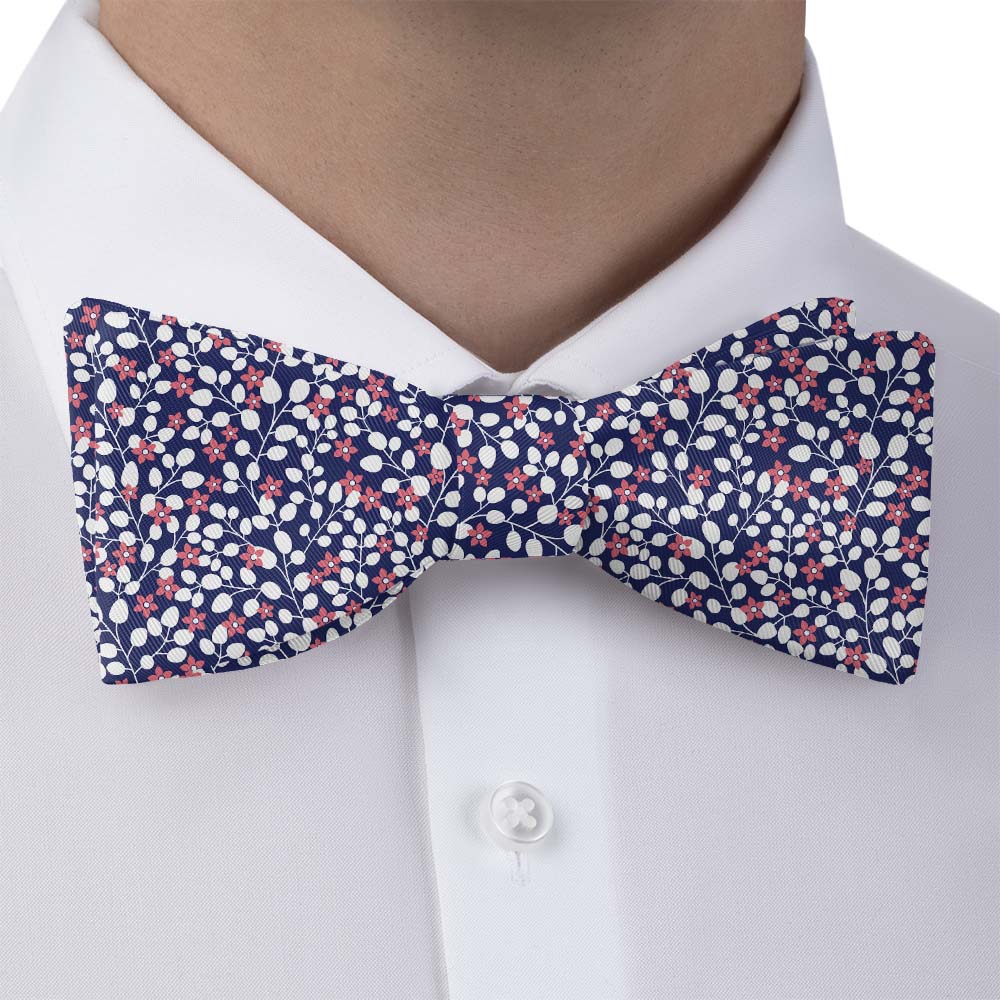 Micro Floral Bow Tie - Bow Tie with Dress Shirt - Knotty Tie Co.