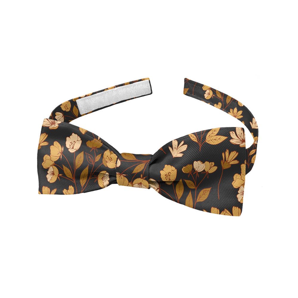 Midnight Floral Bow Tie - Baby Bow Tie - Knotty Tie Co.