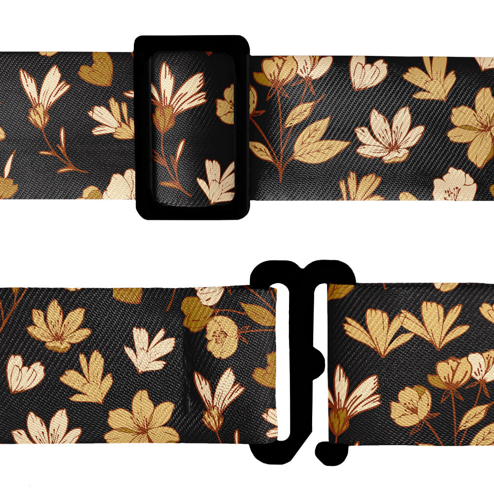 Midnight Floral Bow Tie - Bow Tie Hardware - Knotty Tie Co.