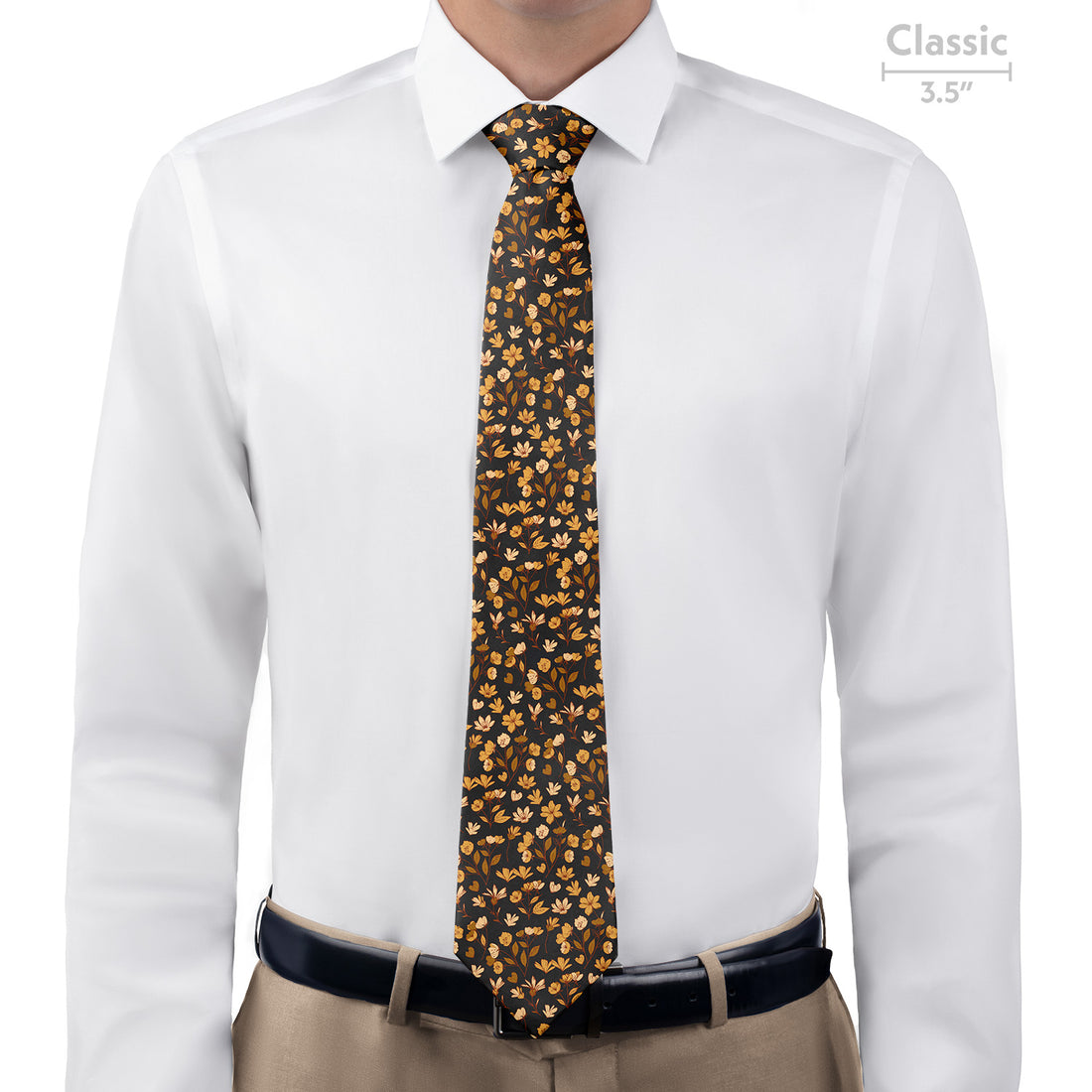Midnight Floral Necktie - Classic  - Knotty Tie Co.