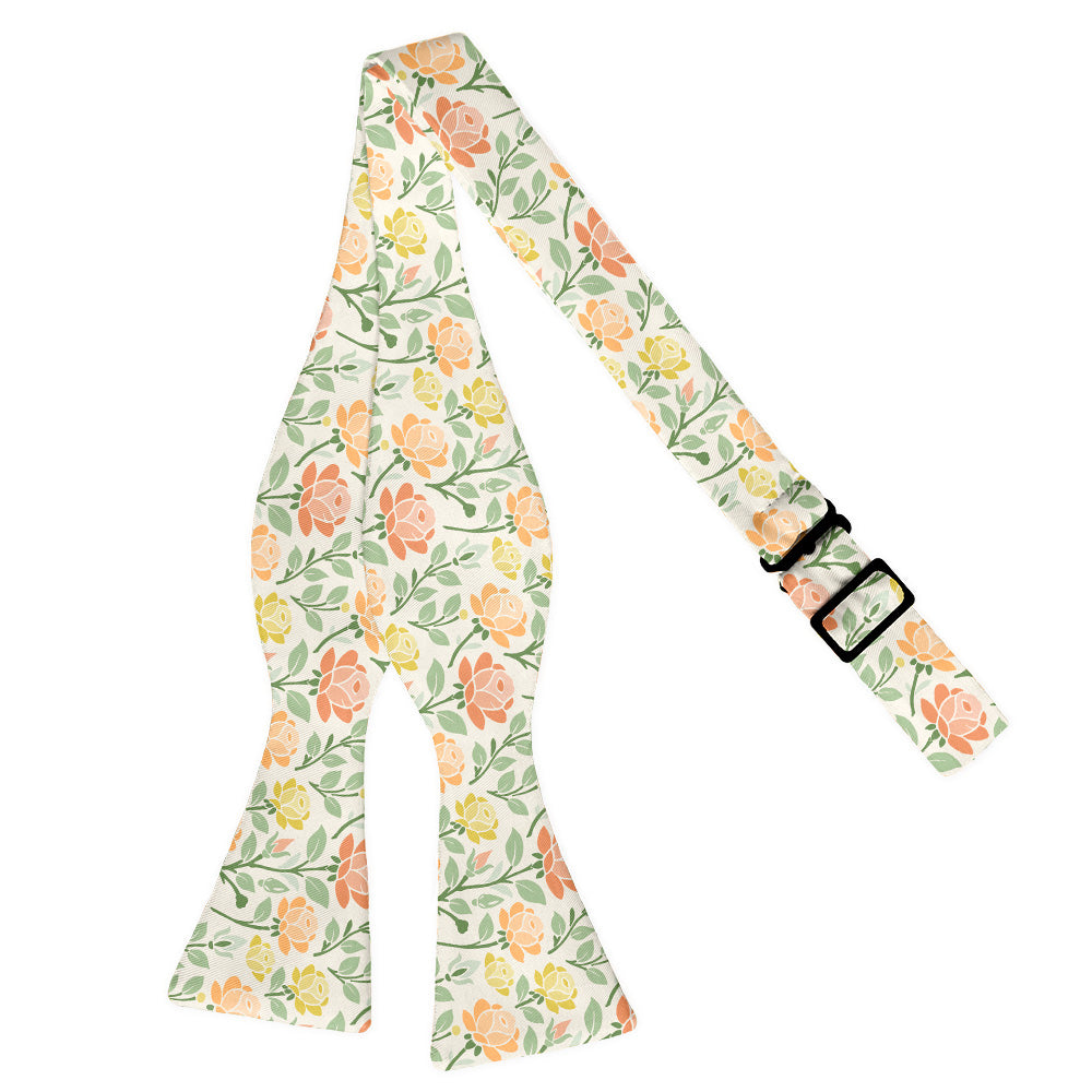 Midsummer Rose Bow Tie - Self Tie Flat - Knotty Tie Co.