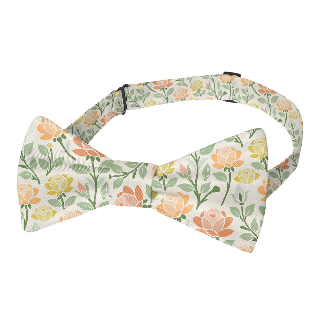 Midsummer Rose Bow Tie - Pre-Tied Bow Tie - Knotty Tie Co.