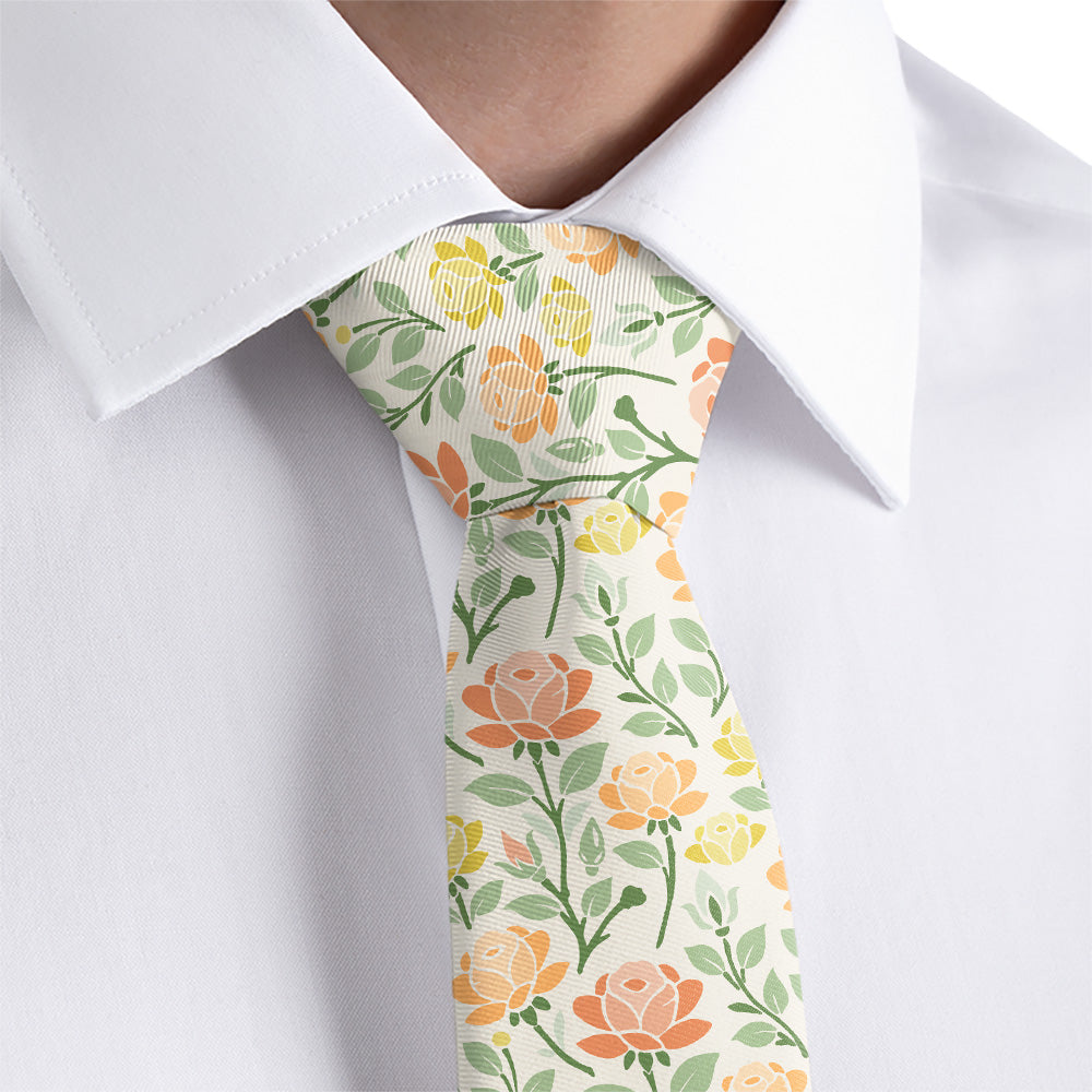 Midsummer Rose Necktie - Dress Shirt - Knotty Tie Co.