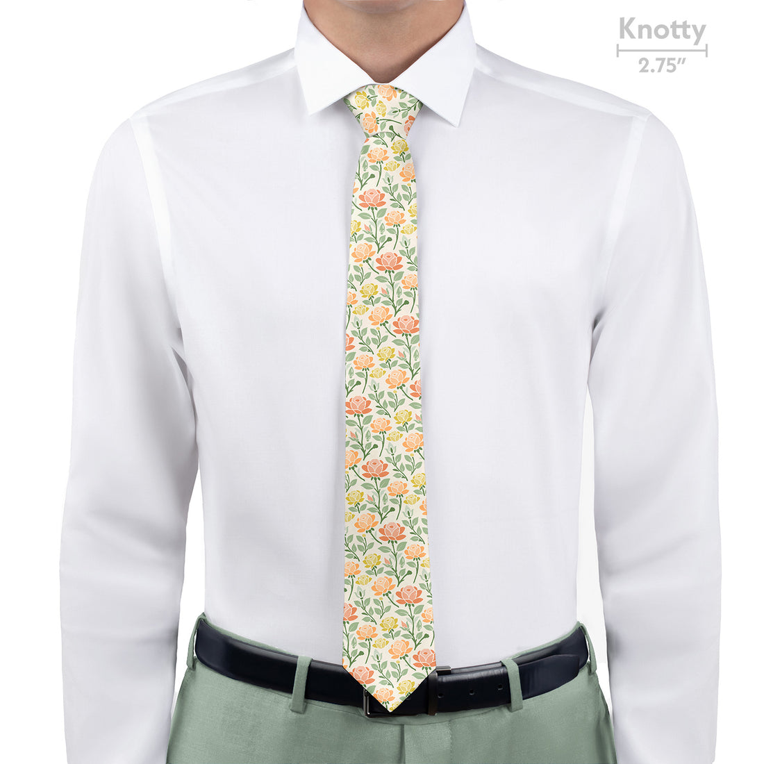 Midsummer Rose Necktie - Knotty - Knotty Tie Co.