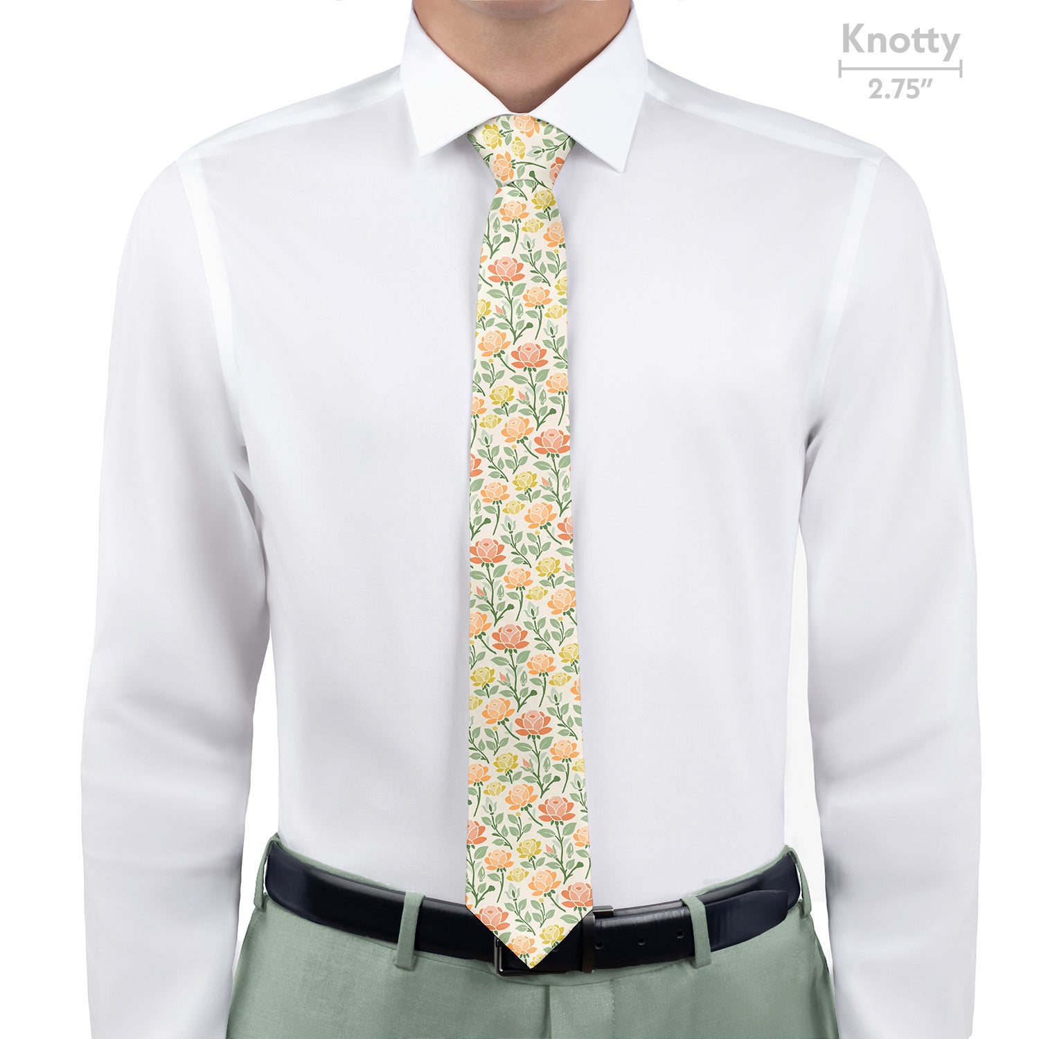 Midsummer Rose Necktie - Knotty - Knotty Tie Co.