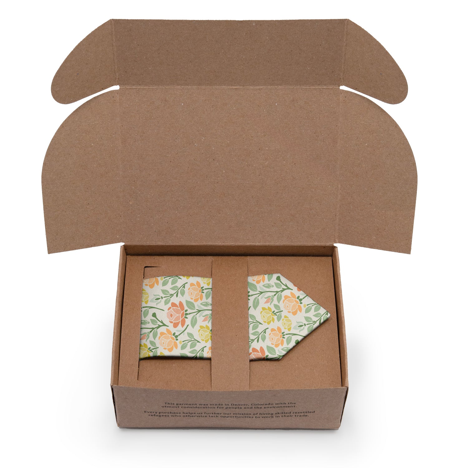 Midsummer Rose Necktie - Packaging - Knotty Tie Co.