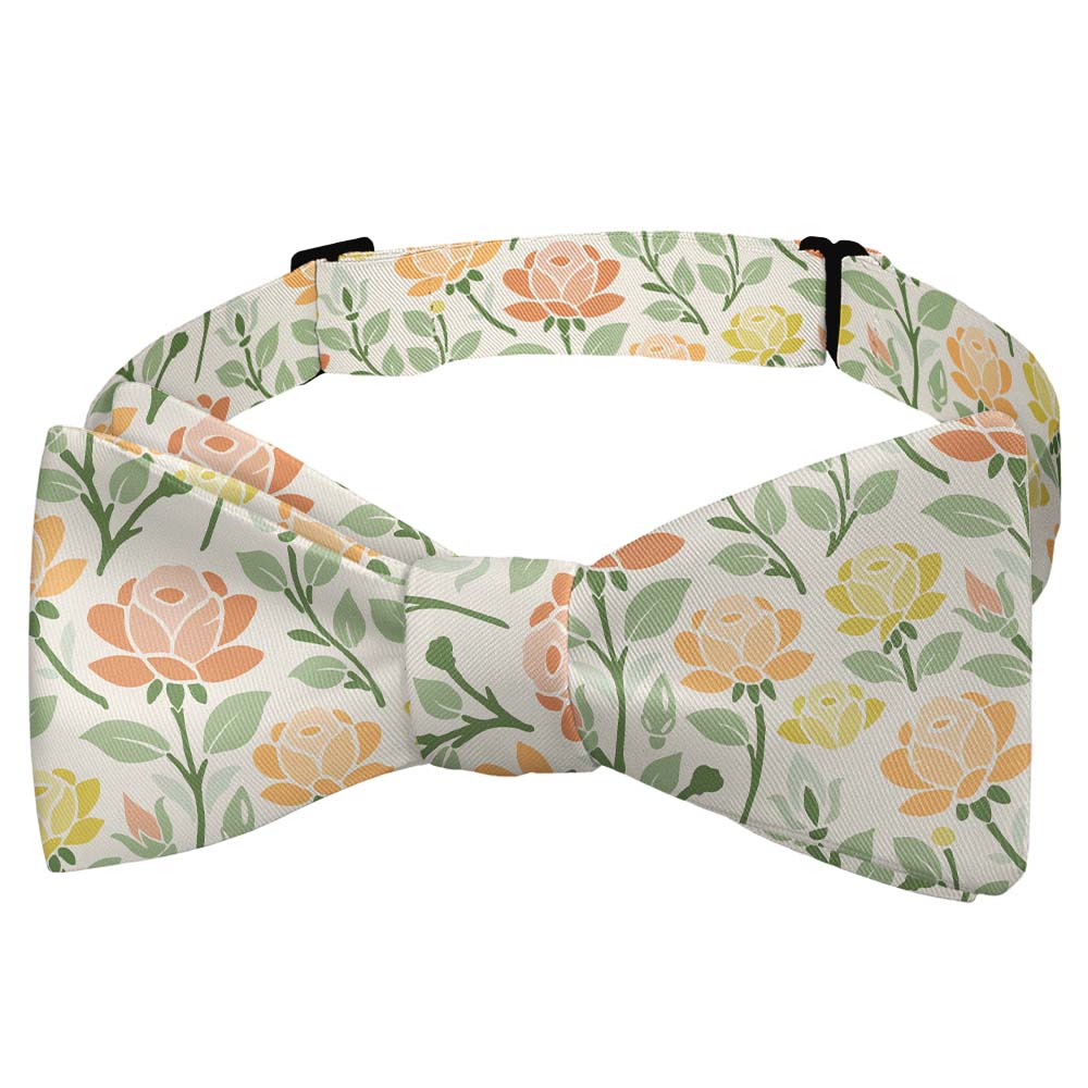 Midsummer Rose Bow Tie - Self Tie Bow Tie - Knotty Tie Co.