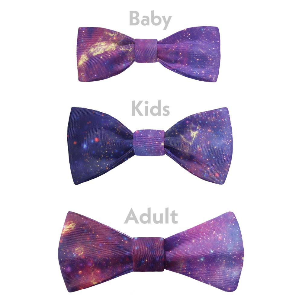 Milky Way Bow Tie - Bow Sizes - Knotty Tie Co.
