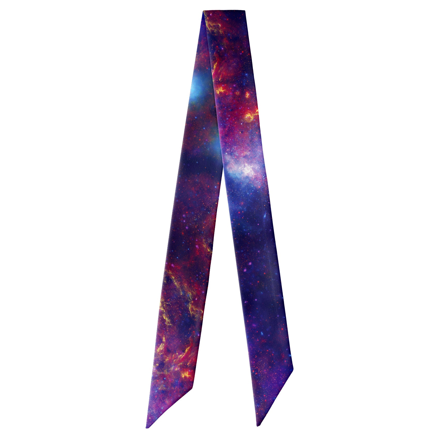 Milky Way Hair Scarf - Full View of Hair Scarf - Knotty Tie Co.