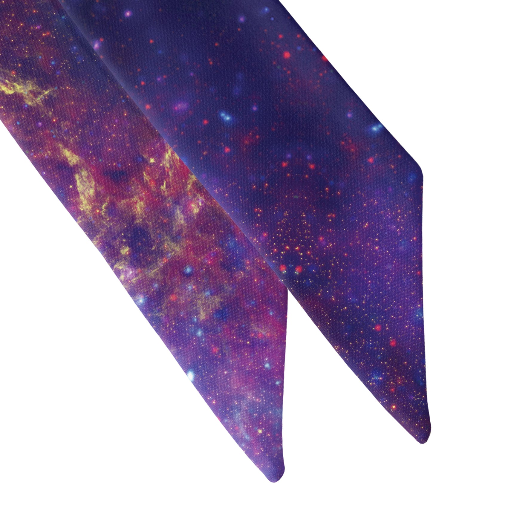 Milky Way Hair Scarf - Scarf Tapered Ends - Knotty Tie Co.