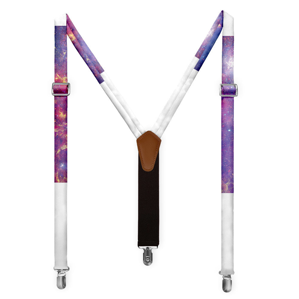 Milky Way Suspenders - Full Front View - Knotty Tie Co.