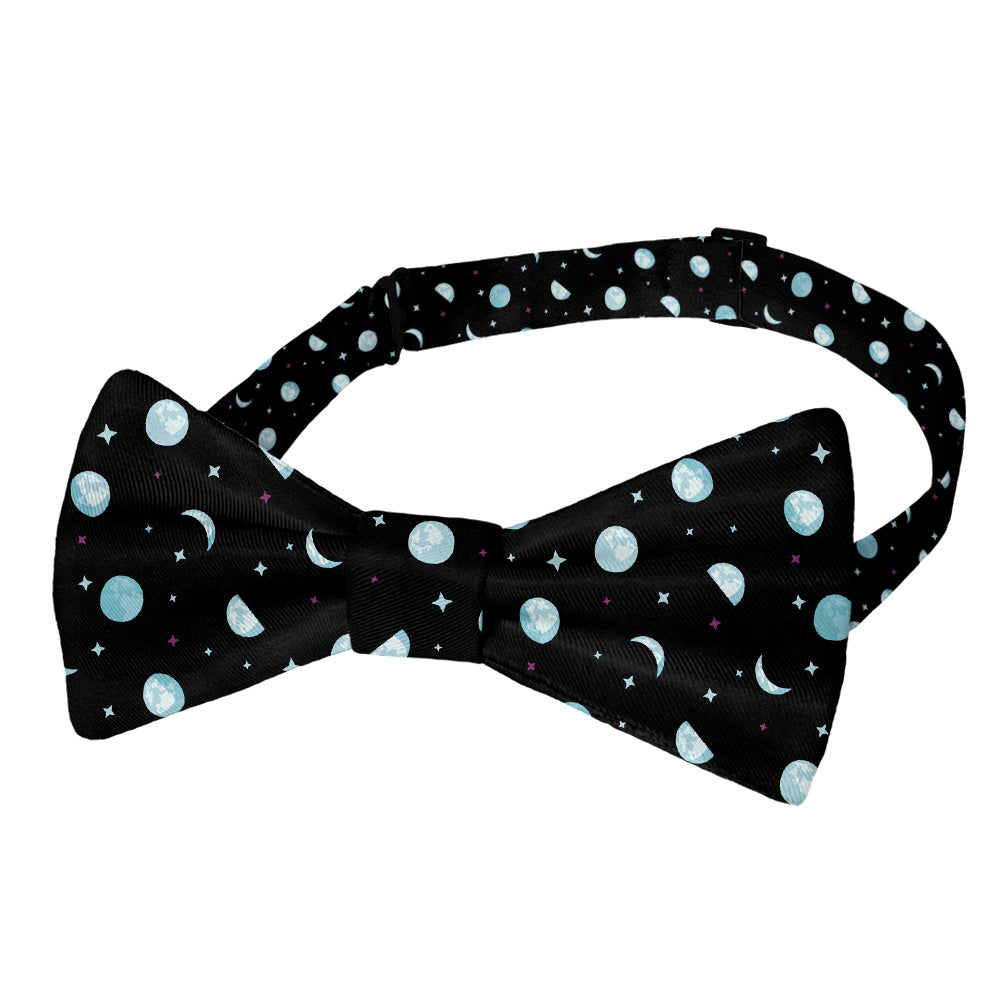 Mini Moons Space Bow Tie - Pre-Tied Bow Tie - Knotty Tie Co.