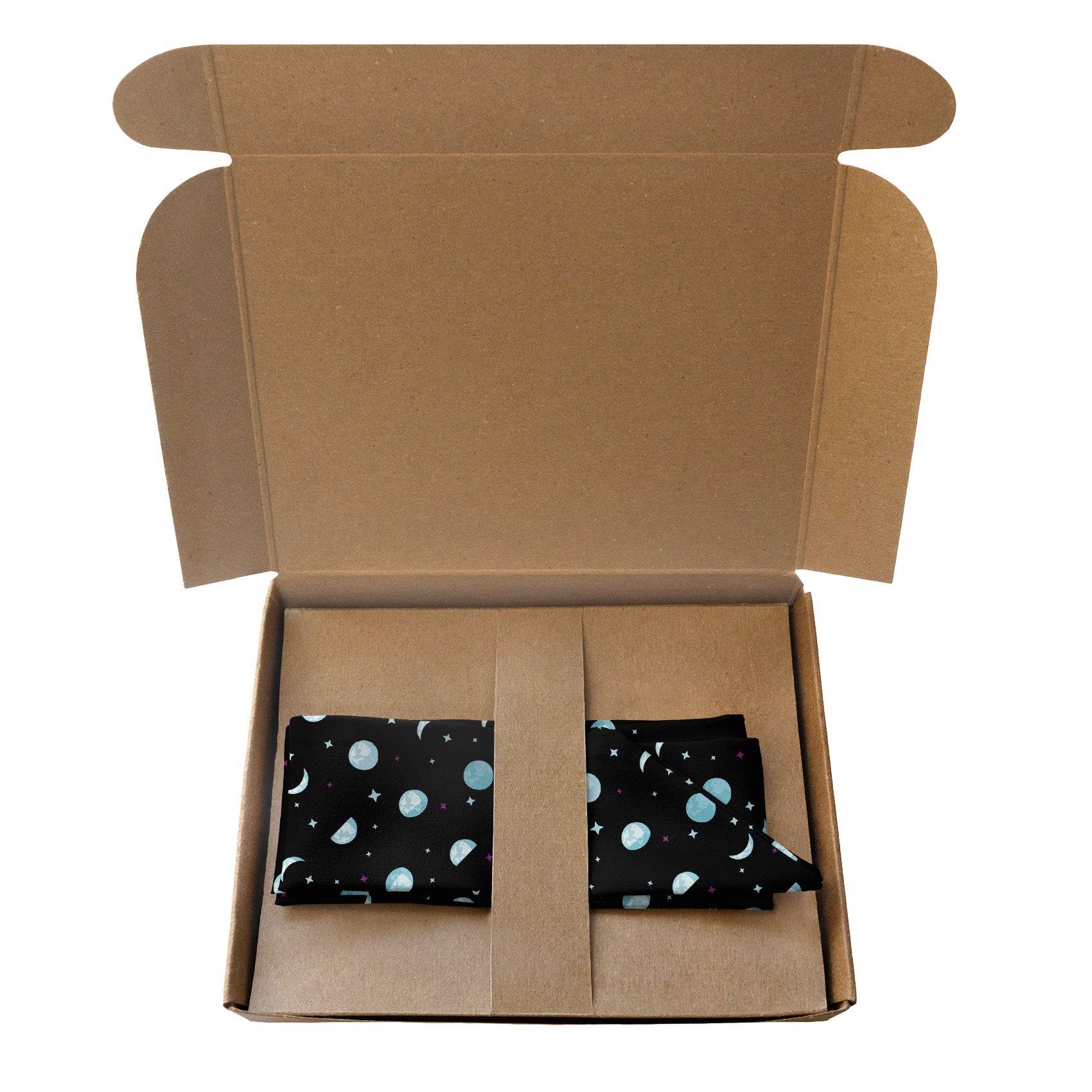 Mini Moons Space Hair Scarf - Packaging - Knotty Tie Co.
