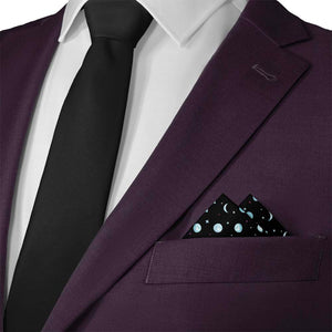 Mini Moons Space Pocket Square